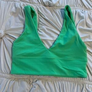 lululemon athletica Green Sports Bra: Align V Bra a/b cup - size 4